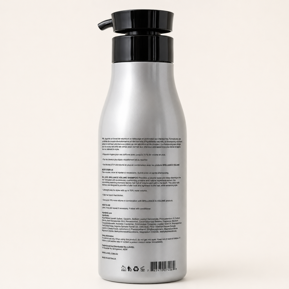 LÀVIEL BRILLIANCE & VOLUME SHAMPOO (500ml)