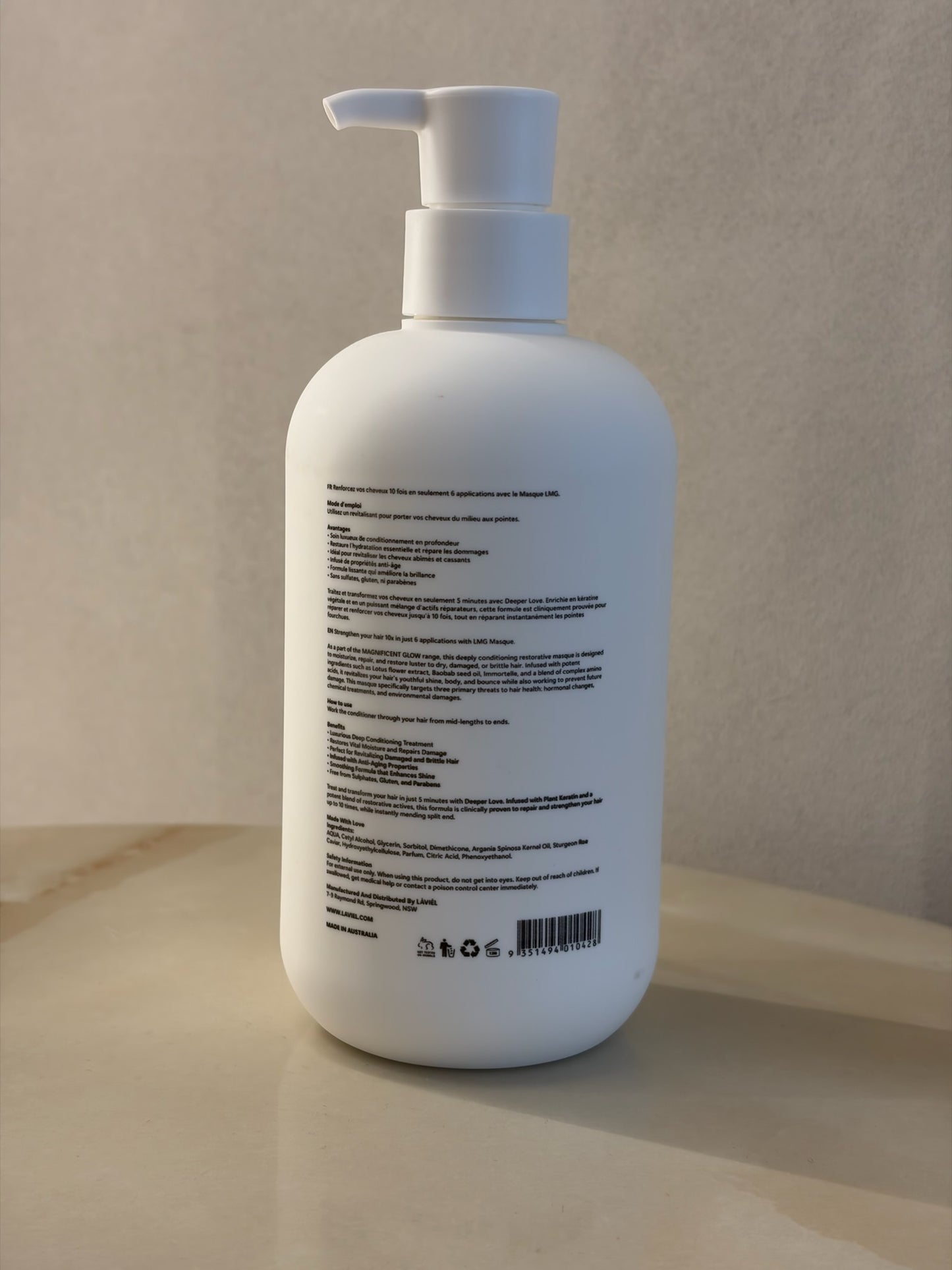 LÀVIÉL MAGNIFICENT GLOW MASQUELÀVIÉL MAGNIFICENT GLOW MASQUE (500ml)