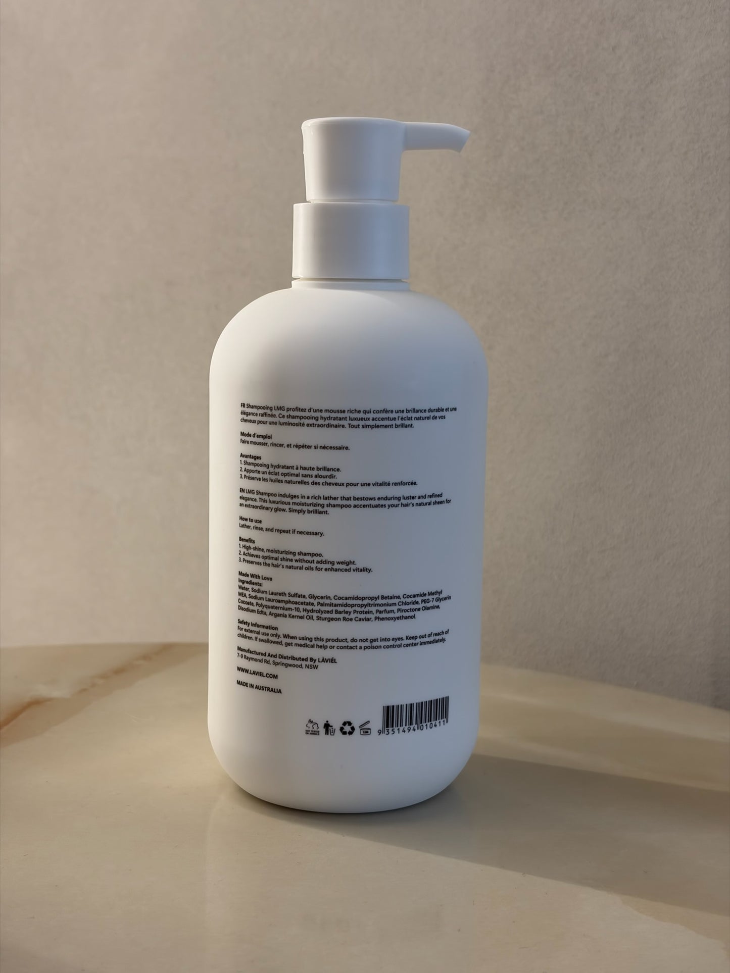 LÀVIÉL MAGNIFICENT GLOW SHAMPOO (500ml)